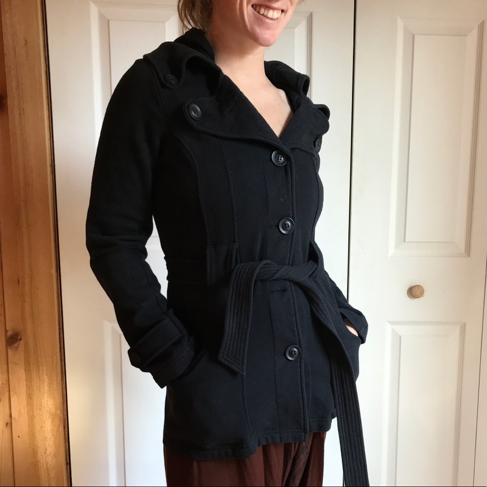 Black winter coat